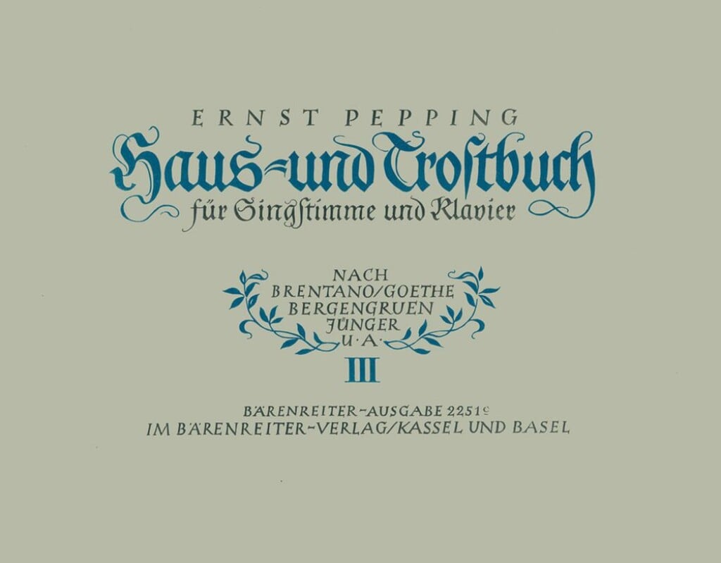 Haus- und Trostbuch, Heft 3